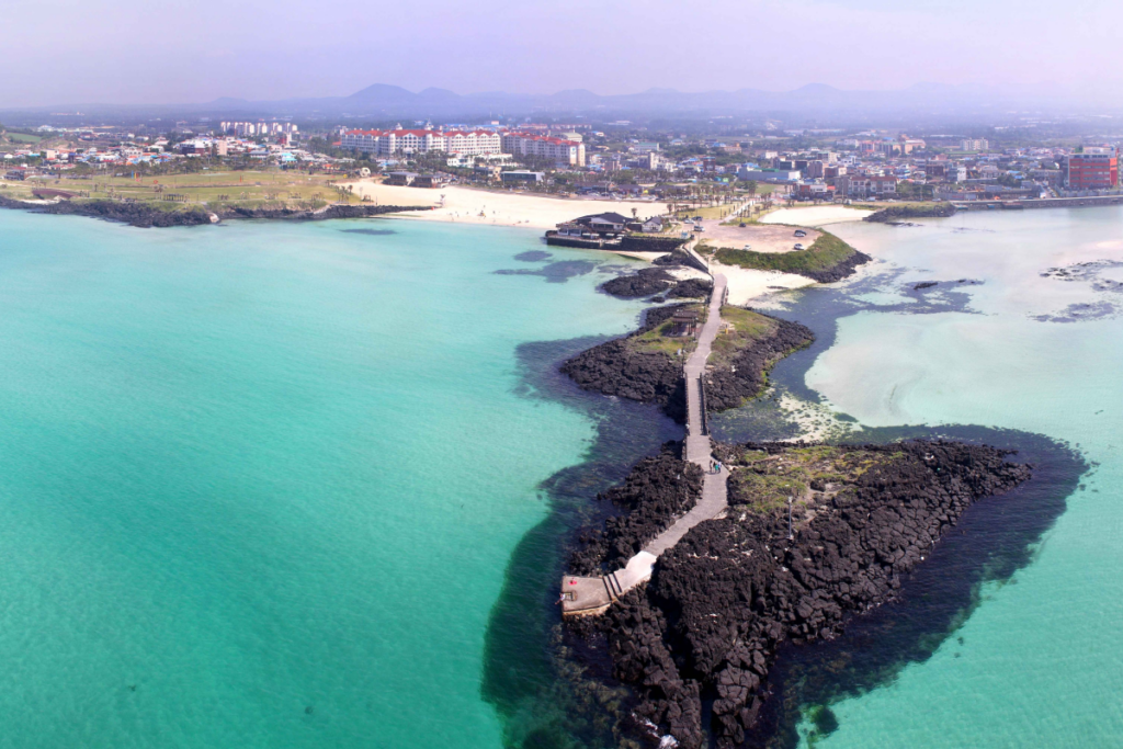 Clear sea beaches of Korea